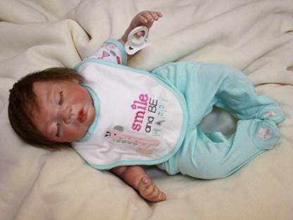 Loved Doll So Truly Real Newborn Reborn s Fake Sleeping Baby Girl Kids Pretend Mommy Playhouse Toys,20-Inch