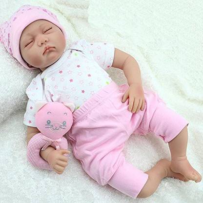 Generic 22Inch Baby Alive Doll Reborn Baby Lifelike Sleeping Girl Dolls Playhouse Toy