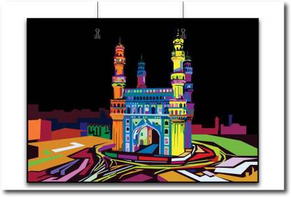 Charminar Poly Art Fine Art Print