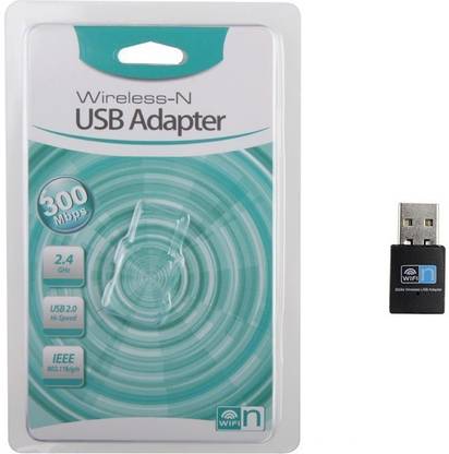 VibeX WIFI Wireless USB Adapter 150Mbps Compatible with XP/Vista/Win7/Win8/Win8.1 OS High Speed™-Type-039 USB LAN Card