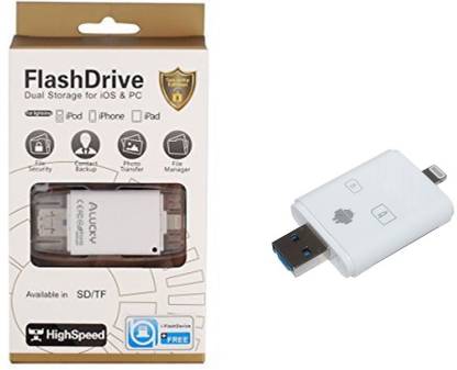 VibeX NEW USB i-Flash Drive HD Flash Drive Memory Stick for iPhone 5/5C/5S/6/6Plus/Ipad for adding extra storage to save more Image & Video High Speed™-Type-051 USB Flash Drive