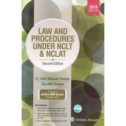 CCH's Law and Procedures Under NCLT and NCLAT By Dr. Vidhi Madaan Chadda, Saurabh Chadda