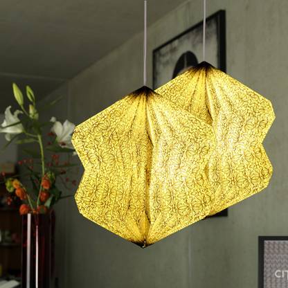 Lal Haveli Decorative Handmade Hanging Paper Lantern Night Light Pendant Lamp Ceiling Lamp