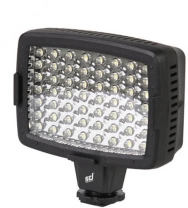 Smiledrive Professional LED Video Light Lamp for Canon Nikon DSLR Camera DV Camcorder Lighting-56 LEDs with Free Filters Flash