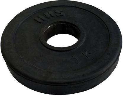 HRS 2.5 kg Rubber Weight Plates With Bush (50MM Hole) 2.5 KG Home Gym Combo