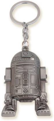 EFG R2D2 Movie Inspired Silver Key Chain