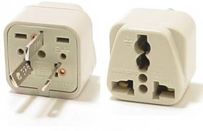 Gadget-Wagon GW-478-US-INDIA-3PACK 15 A Three Pin Socket