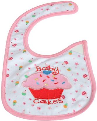 BBS Cotton Waterproof Saliva Bib - Cup Cake