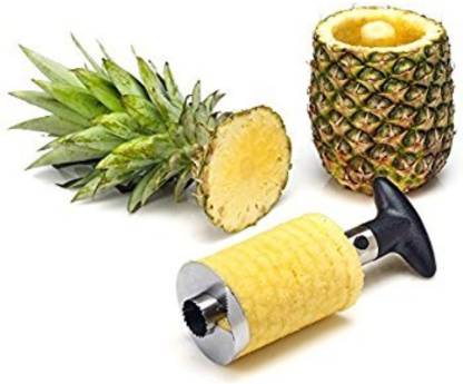 Stainless Steel Fruit Pineapple Corer Peeler Slicer Stem Remover Blades Cutter