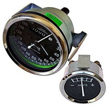 ALMOS Smith Speedometer Dial With Ammemeter For Royal Enfield Analog Speedometer