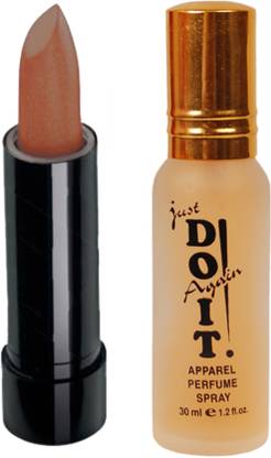 Oriflame Sweden Pure Color on the go Lipstick 2.5g (Mink Brown-23552) With Just Do It Perfume 30ml