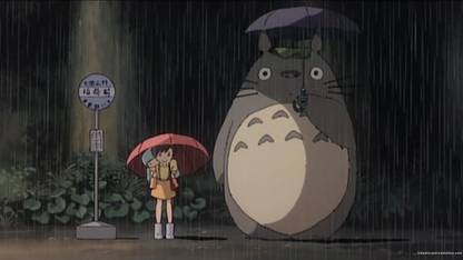 Aabhaas movies-movie-ia-imagepages-images-totoro-fanart Wall Poster Paper Print