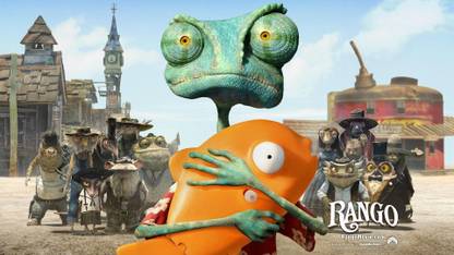 ASHD Anime animated-rango Wall Poster Paper Print
