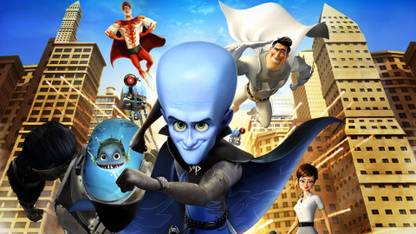PL Anime animated-megamind Wall Poster 19*13 inches Matte Finish Paper Print