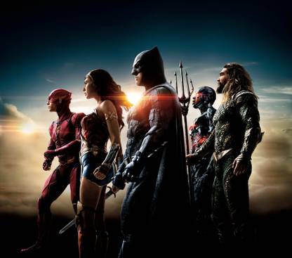 AD -justice-league-khd- Wall Poster 13*19 inches Paper Print