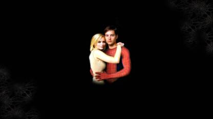PL spider-man-movies-spider-man--tobey-maguire-kirsten-dunst Wall Poster 19*13 inches Matte Finish Paper Print