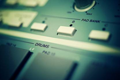 ASHD -akai-drum-machine-drums-hip-hop-mpc-music-old-school-pad-rap-vintage Wall Poster Matte Finish Paper Print