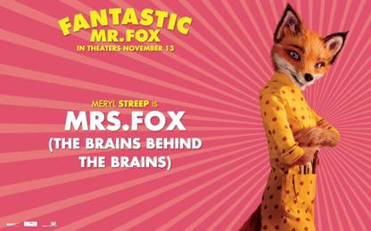 Wall Poster a/meryl-streep-fox-fantastic-movie-video-publication-picture Paper Print
