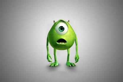 PL mike-wazowski-monsters-inc.-pixar-movies- Wall Poster 19*13 inches Matte Finish Paper Print