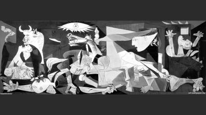 Athahdesigns Anime gothic-picasso-pablosWallpaper Paper Print