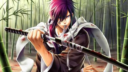 Akhuratha Anime bamboo-japan-images Wall Poster Paper Print