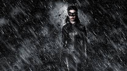 the-dark-knight-rises-catwoman-anne-hathaway-movies Wall Poster Paper Print