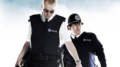 AnanyaDesignsmovies-hot-fuzz-simon-pegg Wall Poster Paper Print