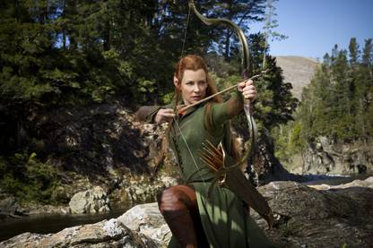 Wall Poster /-actress-celebrity-evangeline-lilly-redheads-tauriel-the-hobbit-women Paper Print
