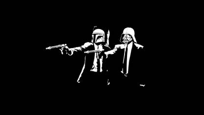 Wall Poster a/star-wars-background-desktop-black-fiction-movie Paper Print
