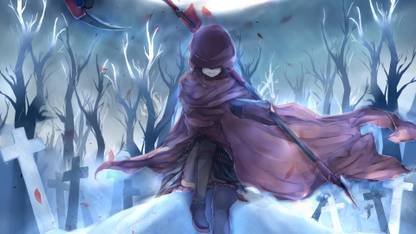 Akhuratha Anime ruby-rose-rwby Wall Poster Paper Print