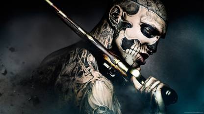 BeLucky zombie-gun-boy-movies-tvshows-ronin Wall Poster Paper Print