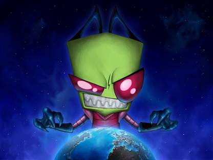 PL-invader-zim Wall Poster 13*19 inches Matte Finish Paper Print