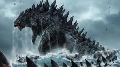 AnanyaDesignsgodzilla--image-pelicula-movie Wall Poster Paper Print