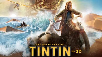 PL -sea-motorcar-amazing-movies-journey-crossing-boy-tintin-style-french-pixel-picture Wall Poster 19*13 inches Matte Finish Paper Print