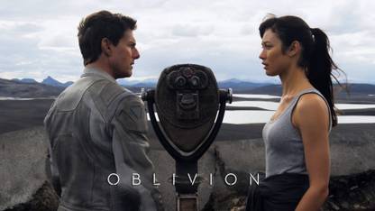 Aabhaas olga-kurylenko-jack-julia-tom-cruise-oblivion--movie-harper Wall Poster Paper Print