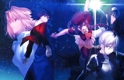 PL Anime melty-blood-type-moon Wall Poster 19*13 inches Matte Finish Paper Print