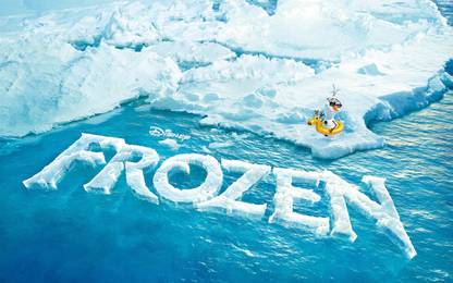 BeLucky -frozen-screen-covers-widescreen-movie-facebook Wall Poster Paper Print