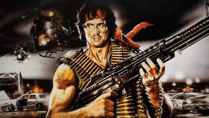 PL rambo-movies-s-image-images-imagepages Wall Poster 19*13 inches Matte Finish Paper Print