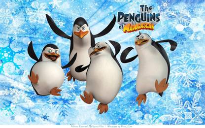 BeLucky madagascar-movies-penguins--images Wall Poster Paper Print