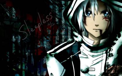 Athahdesigns Anime boy-sleepless-wallsWallpaper Paper Print