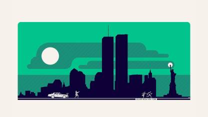 AnanyaDesigns0escape-from-new-york-fan-art-movies-snake-plissken Wall Poster Paper Print