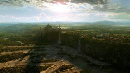 Aabhaas star-wars-landscape-movie-background-imagepages-images-naboo Wall Poster Paper Print