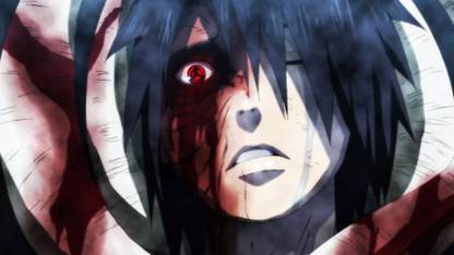 PL Anime naruto-manga-madara-bloods-sharingan-obito-uchiha-eyes Wall Poster 19*13 inches Matte Finish Paper Print