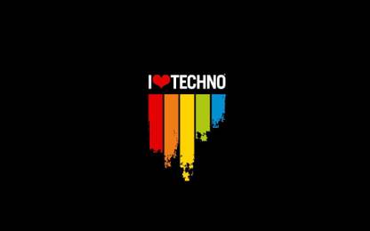 techno-minimalism-music Wall Poster Paper Print