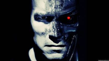 Aabhaas terminator-movies-backgrounds-imagepages-images Wall Poster Paper Print