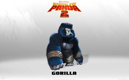 AnanyaDesignspanda-movie-video-gorilla-pictures-gorillas- Wall Poster Paper Print