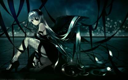 Athahdesigns Anime dark-angel-beautifullWallpaper Paper Print