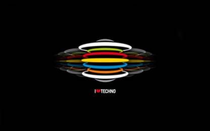 techno-music Wall Poster Paper Print