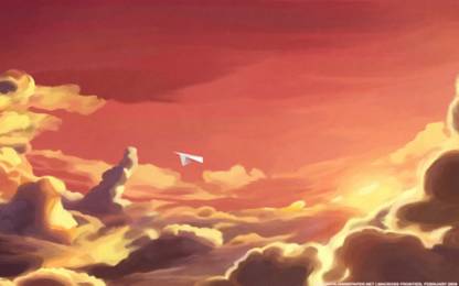 Athahdesigns Anime plane-before-planelast-Wallpaper Paper Print