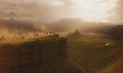 Wall Poster w/prince-of-persia-the-sand-of-time-movie-scene Paper Print